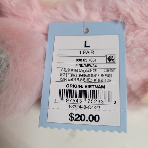 NEW! Cat & Jack Kids' Cass Unicorn Slippers - Picture 10 of 12